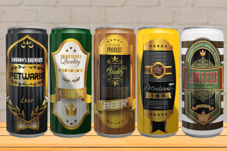 do label,logo for juice,drink,soda,water,cocktail,beer,alcohol,wine,tin,can