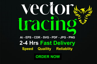 vectorize, redraw, trace, recreate your logo or image