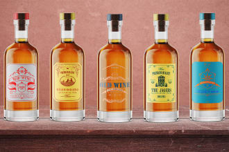 do label,logo for tequila,gin,margarita,spirit,cocktail,beer,wine,alcohol,whisky