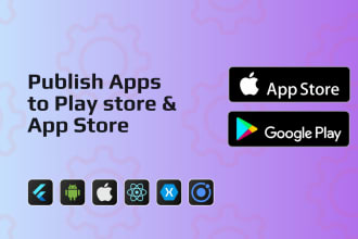 publish your apps to play store and app store