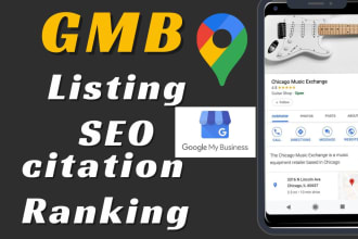 google my business listing ranking optimization, maps citation ,local seo