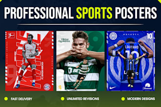 design modern stunning and attractive sports poster
