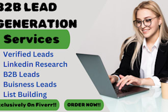 do b2b lead generation and contact list building