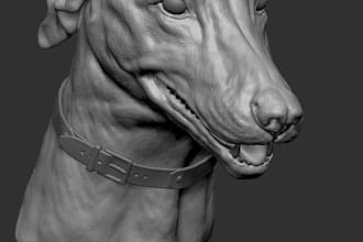 sculpt high quality 3d model for 3d printing