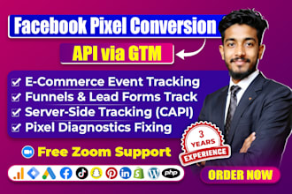 fix meta pixel or set up facebook pixel conversion API with server side tracking