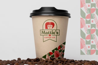 design tailored logo for coffee shop, restaurant, and seafood business