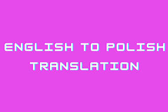 do english to polish flawless translation