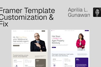 customize or fix your framer template