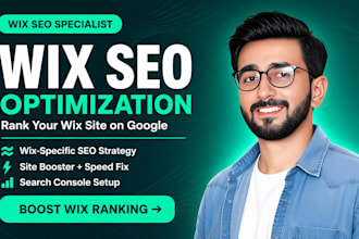 do wix website on page optimization and technical SEO service