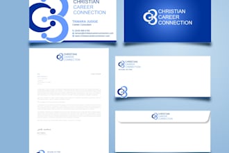 do modern business card, letterhead and full stationery