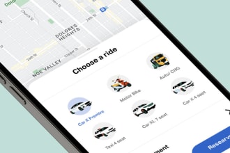 develop ridesharing app, carpooling app, taxi booking, car wash app