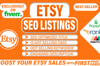do etsy SEO listing, etsy product description for etsy product listing