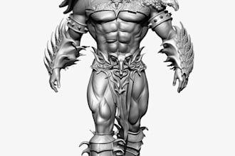 do 3d print,3d characters,3d miniatures,busts