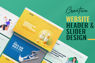 design website banner, shopify banner, hero image banner ads