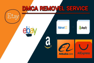 takedown report copyright products amazon,shopify,ebay,etsy under dmca