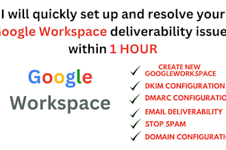 quickly setup and resolve your google workspace deliverability issues in 1 hour