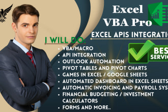integrate apis into excel, google forms and sheets for windows and mac