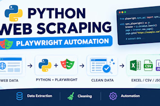 build a python web scraper with playwright