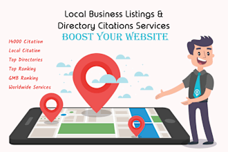 do 14k google maps citations for gmb ranking and local SEO