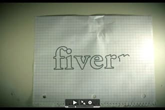 make this original ghost writing video with your name or logo