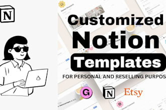 build a customized and an advanced aesthetic notion template