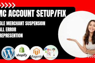 fix google merchant center suspension, gtin, misrepresentation for shopify store