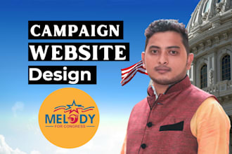 build professional non profit or political campaign website