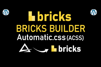 create responsive wordpress website using bricks builder automatic css