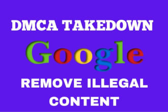 remove your leaked illegal pirated content from google search under dmca