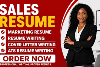 optimize your sales and marketing resume and cover letter professionally