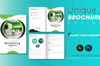 design a business proposal, flyer, and brochure