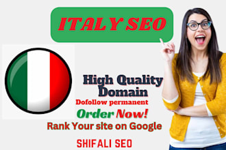 do 60 italy high quality backlinks italian it domain do follow permanent link