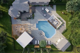 design as landscape architect for front yard, backyard, home garden