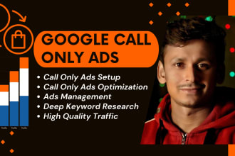 setup and manage call only google ads adwords campaigns
