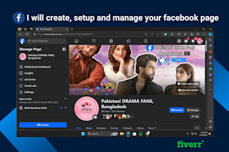 setup and manage facebook business page, fb fan page create