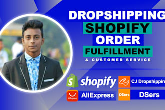 va shopify dropshipping customer service order fulfillment using dsers