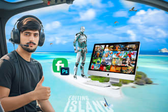 make eye catching youtube thumbnails in 2 hours