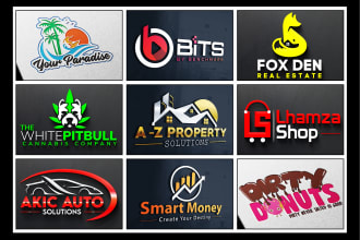 do modern logo design for your website company and business