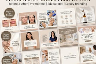 design your aesthetic clinic marketing material medspa nurse medical