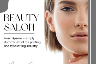 design your aesthetic clinic marketing material medspa nurse medical