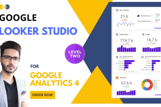 setup google looker studio, data studio dashboard reports for ga4