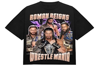 design 90s vintage custom bootleg t shirt design