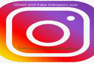 remove ghost, fake and bots instagram followers