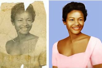 restore your old or damaged photos so that they look new