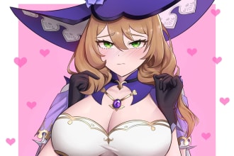 make nfsw or sfw anime art and character design