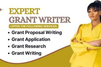 do grant research, grant proposal writing, nonprofit grant writing, rfp and rfq