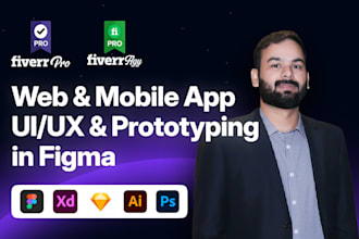 be your figma designer for web and mobile app prototyping