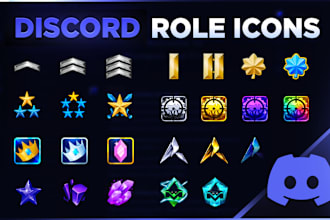 create discord role icons, badges, emotes