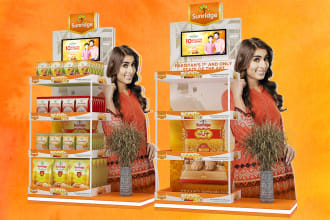 design 3d product display retail store trade show solutions