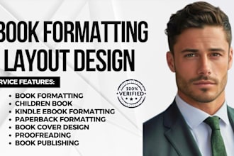 typeset format layout design amazon KDP book, print book formattting